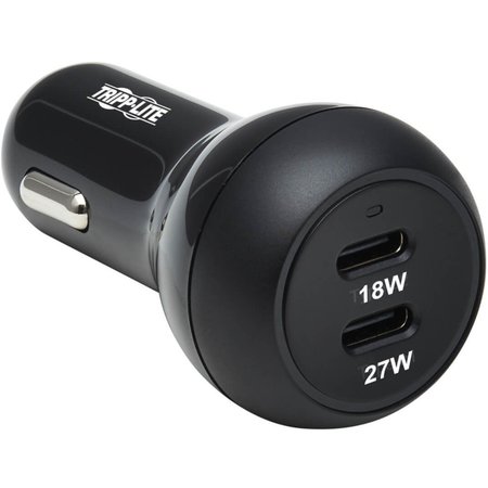 TRIPP LITE Usb Car Charger Dual-Prt 45W C, U280-C02-45W-2B U280-C02-45W-2B